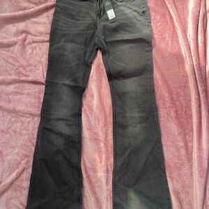 Fashion Nova Charcoal Flare Jeans